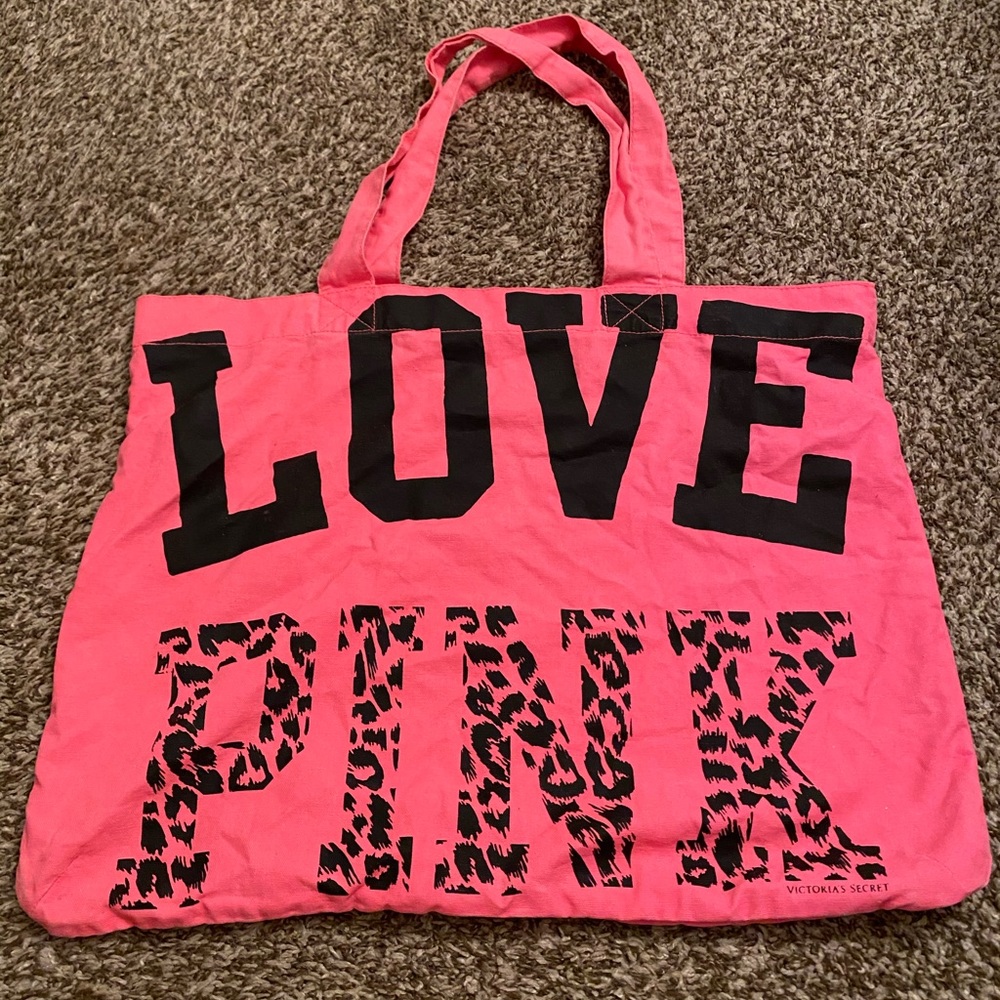 Victoria’s Secret Pink Canvas Love Pink Tote